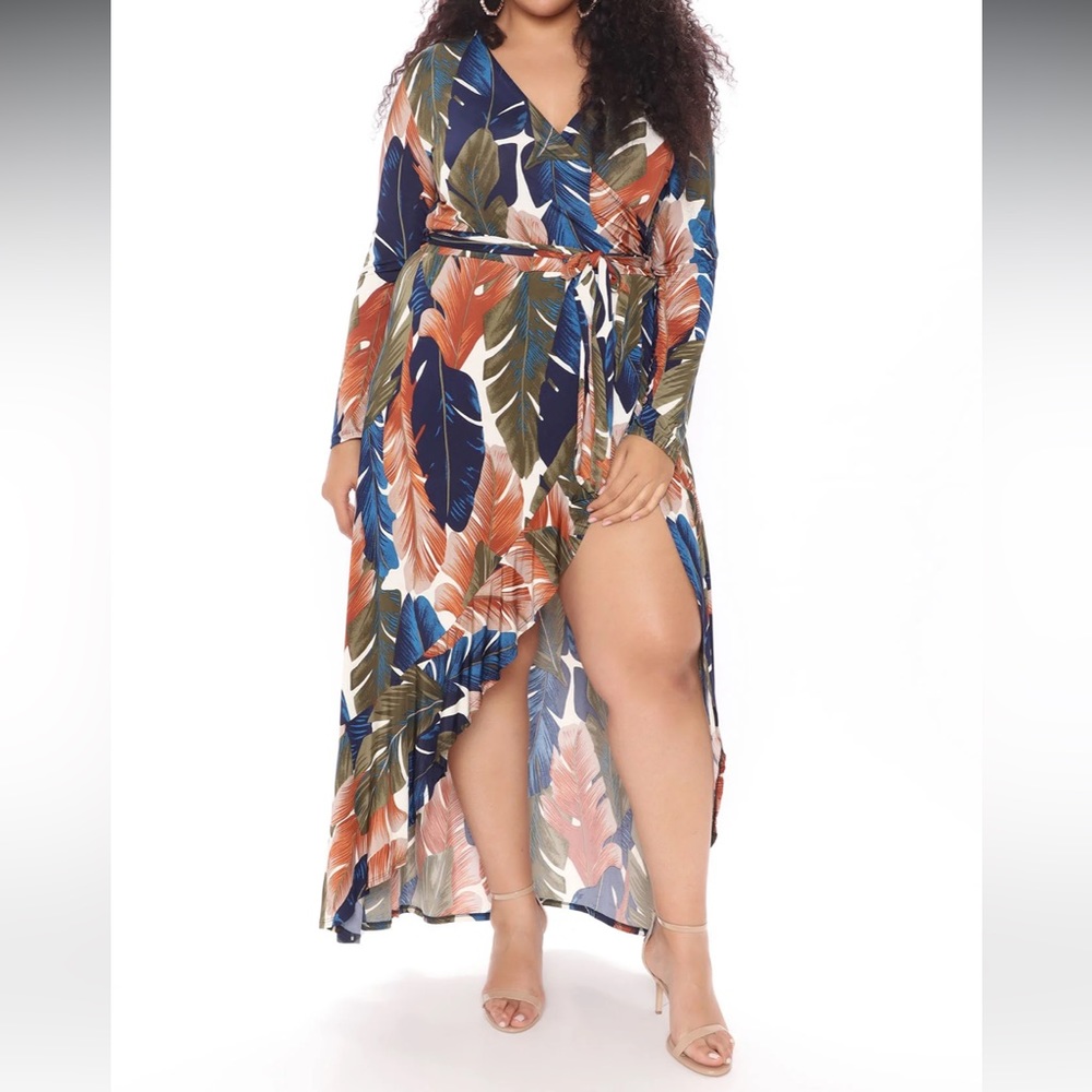 Tropical nights maxi dress